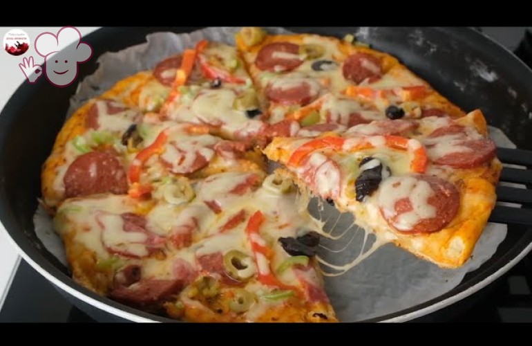 Tavada Mayasız Pizza Tarifi