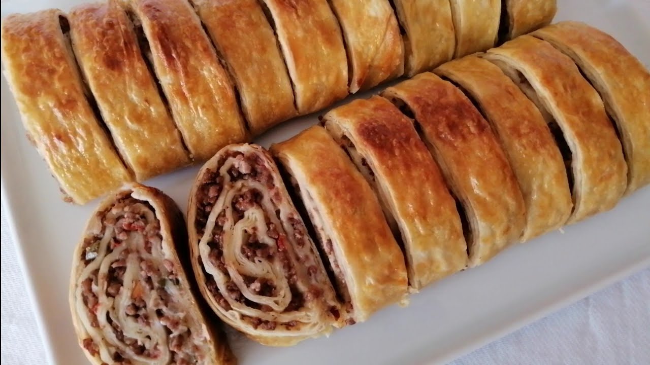 Kıymalı Rulo Börek Tarifi